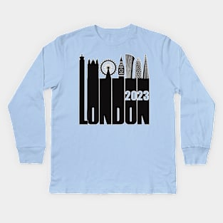 London 2023 Kids Long Sleeve T-Shirt